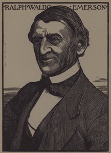 Retrato de Ralph Waldo Emerson de English School