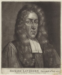 Retrato de Richard Langhorne de English School