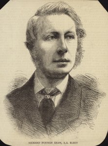 Retrato de Richard Norman Shaw de English School