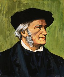 Retrato de Richard Wagner, compositor de El Holandés Errante