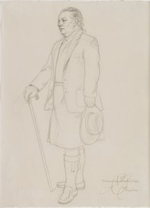 Retrato de Roderick Gradidge de English School