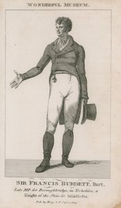 Retrato de Sir Francis Burdett de English School