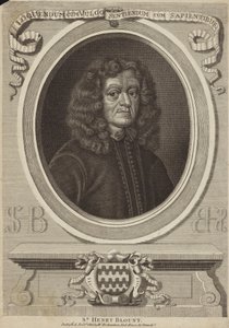 Retrato de Sir Henry Blount de English School