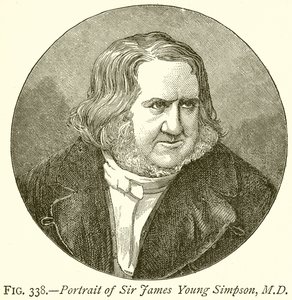 Retrato de Sir James Young Simpson, M.D. de English School