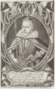 Retrato de Sir William Segar de English School
