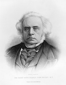 Retrato del Muy Honorable John Bright de English School