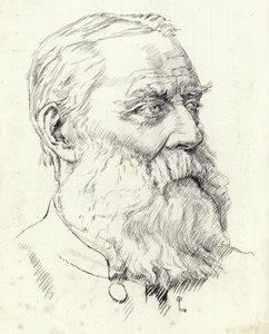 Retrato de Walter Skeat de English School