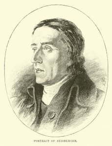 Retrato de Zeisberger de English School