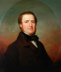 Retrato de un Hombre (posiblemente un miembro de la familia Butterfield) de English School