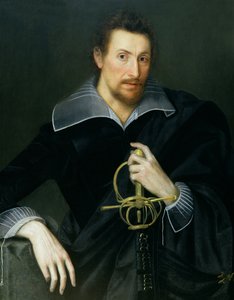 Retrato de un hombre con una espada