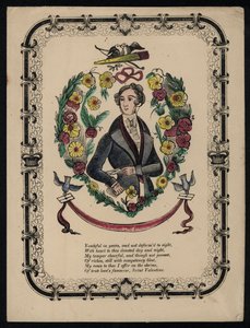 Retrato de un hombre apuesto, poema de San Valentín de English School