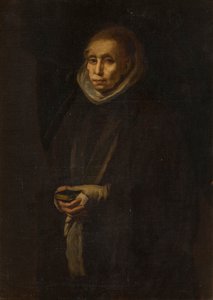 Retrato de una mujer desconocida, que anteriormente se decía que era la esposa de Alonso Cano, c.1800-1900 (óleo sobre lienzo) de English School