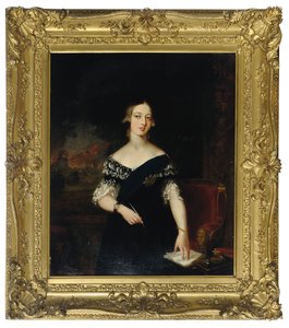 Retrato de la joven reina Victoria
