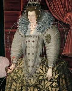 Retrato que se cree es de la Reina Isabel I colgado en el Gran Salón