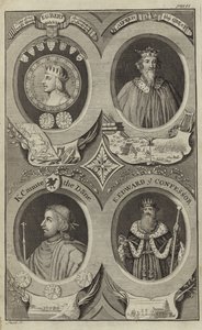 Retratos de los Reyes de Inglaterra de English School