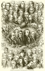 Retratos de los Firmantes de la Declaración de Independencia de English School