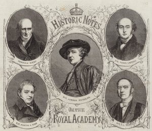Retratos de los presidentes de la Real Academia de English School