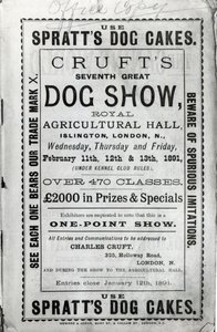 Cartel publicitario del Cruft