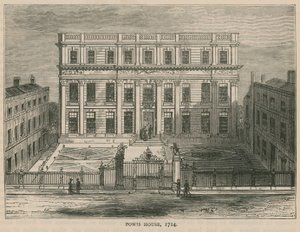 Powis House, Londres, en 1714 de English School