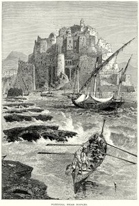 Pozzuoli, cerca de Nápoles (grabado) de English School