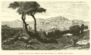 Pozzuoli, con Capo Miseno y las Islas de Procida e Ischia de English School