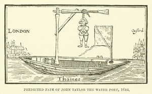 Destino predicho de John Taylor el poeta del agua de English School