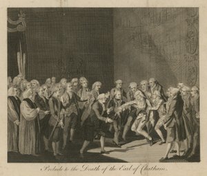 Preludio a la muerte del Conde de Chatham de English School