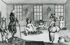 Preparación de un baño de barro