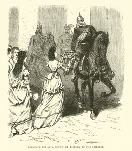 Presentación de una corona de victoria al Emperador, marzo 1871
