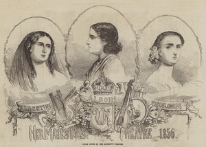 Prime Donne en el Teatro de Su Majestad, 1856 de English School