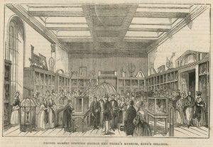 El Príncipe Alberto inaugurando el Museo de Jorge III, King