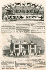 Casa Modelo del Príncipe Alberto, Gran Exposición, 1851 de English School