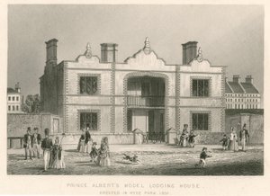 Casa Modelo del Príncipe Alberto, Gran Exposición, 1851 de English School