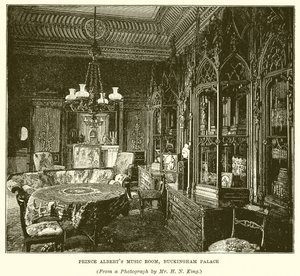 Sala de música del príncipe Alberto, Palacio de Buckingham de English School