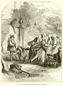El príncipe Carlos sorprendiendo a la infanta en el huerto de English School