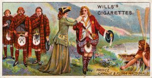 Príncipe Charlie y Flora Macdonald de English School