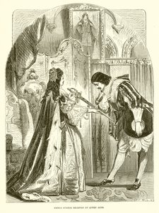 El príncipe Eugenio recibido por la reina Ana