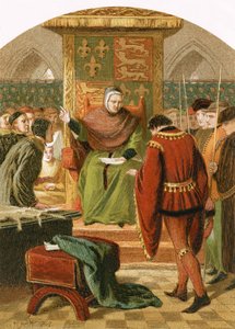 El príncipe Enrique ante el juez Gascoigne de English School