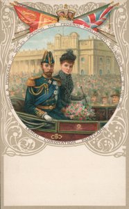Príncipe y Princesa de Gales, inauguración del Parlamento Federal, Melbourne, 9 de mayo de 1901 de English School
