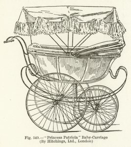 Cochecito de bebé de la princesa Patricia, por Hitchings, Londres