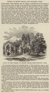 Priorato de Mount Grace, East Harlsey, York de English School