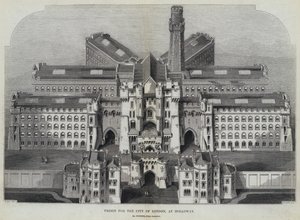 Prisión para la ciudad de Londres, en Holloway de English School