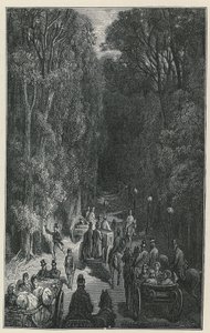 Procesión en Holland House, Middlesex de English School
