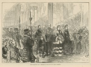 Procesión en la nave de la Catedral de San Pablo de English School