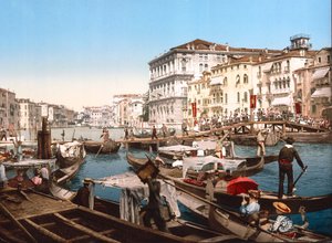 Processione sul Canal Grande, Venecia
