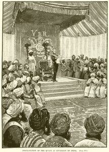 Proclamación de la Reina como Soberana de la India de English School