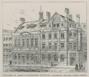 Propuesta de la Fundación Instituto St Brides, Salisbury Square, Fleet Street de English School