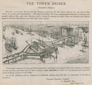 Propuesta de puente de bajo nivel sobre el Támesis de English School
