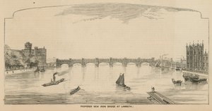 Propuesta para un nuevo puente de hierro en Lambeth