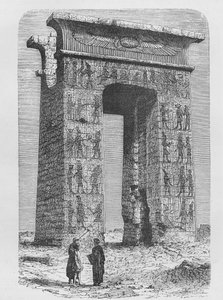 Propilón en Karnak de English School
